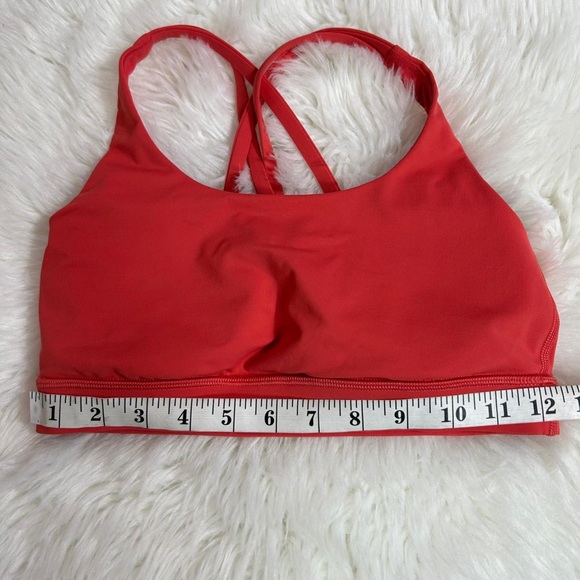 lululemon athletica Strappy Red Sports Bra - Picture 3 of 6